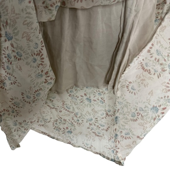 Free People Womens Floral Charlotte Midi Dress Size Medium Lace Lined - Picture 9 of 14